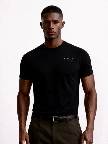 Couture Fitted Tee — Black