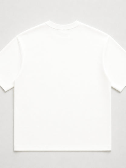 Couture Boxy Oversized Tee — Off White