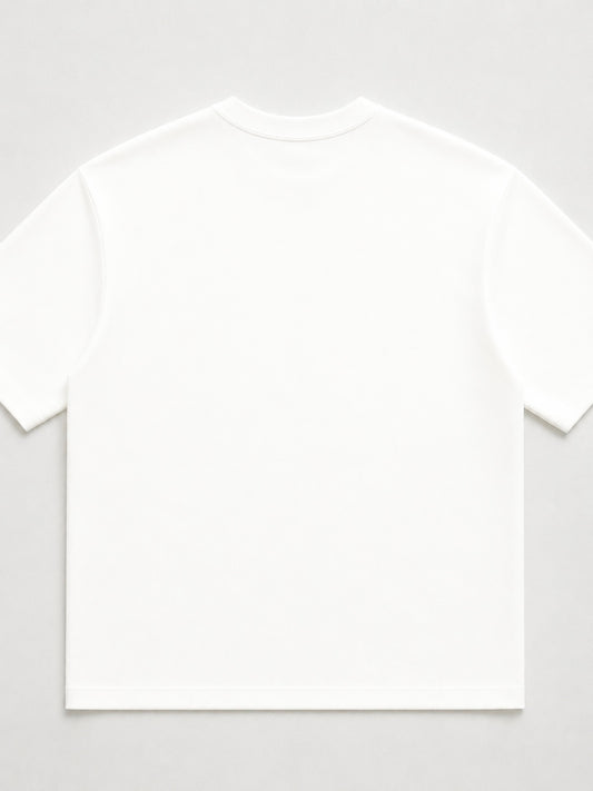 Couture Boxy Oversized Tee — Off White