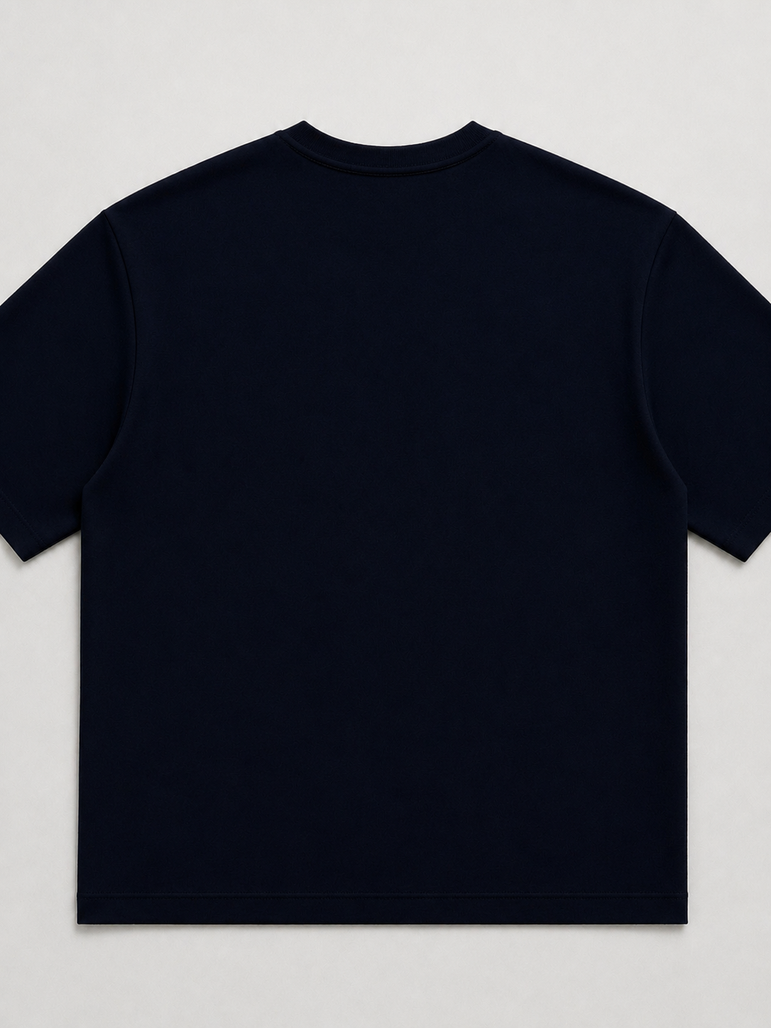 Couture Boxy Oversized Tee — Midnight Navy