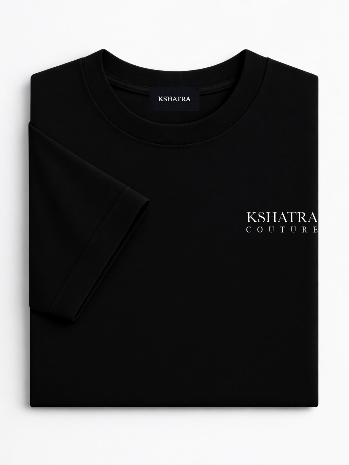 Couture Fitted Tee — Black