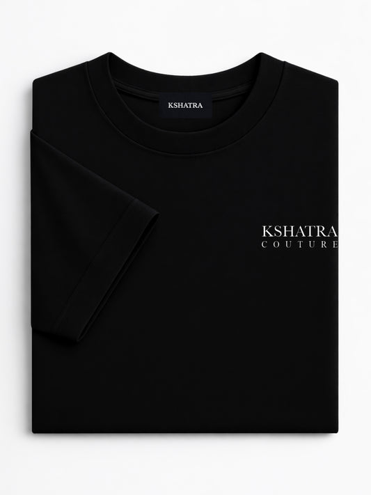 Couture Fitted Tee — Black