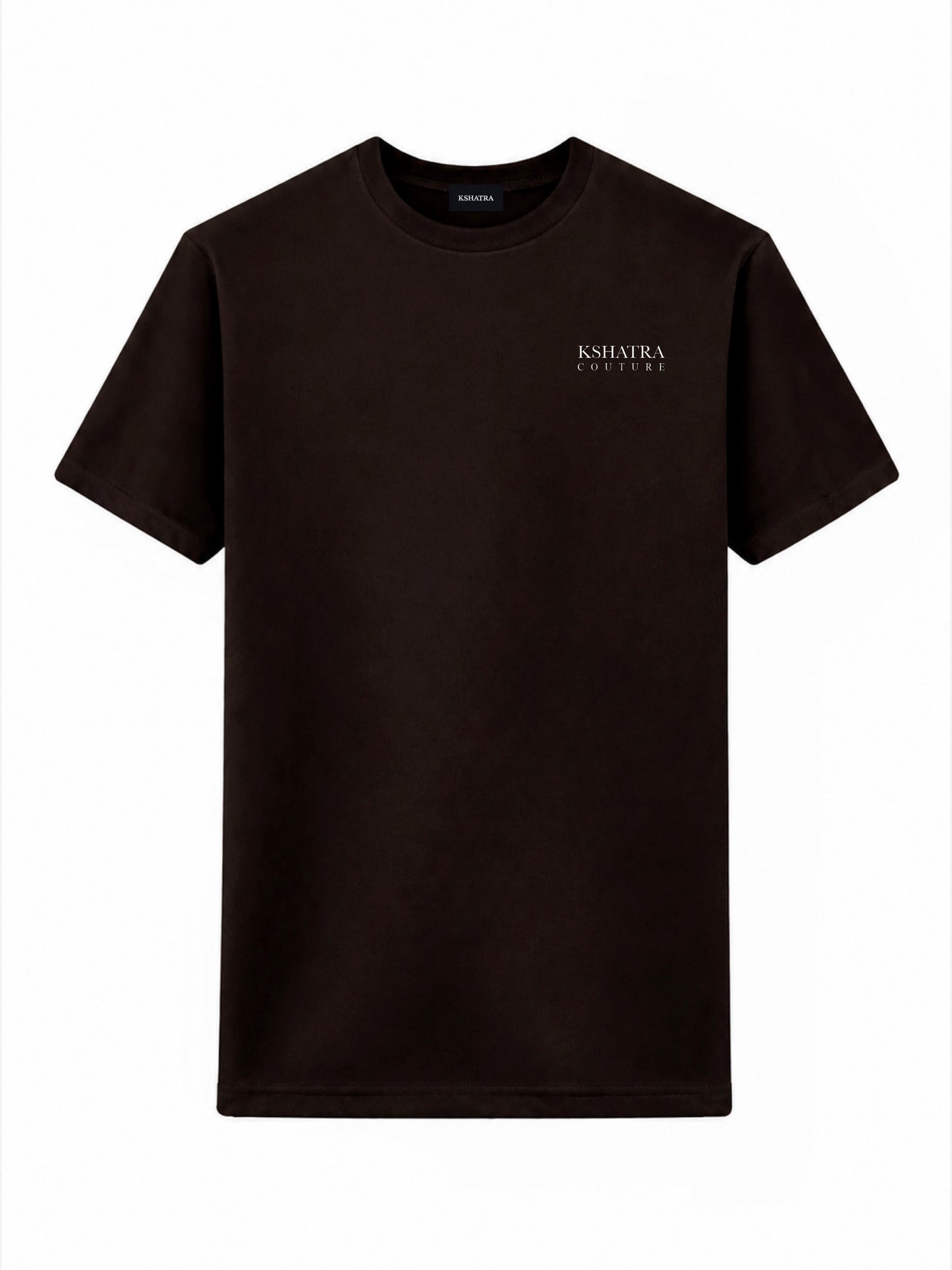 Couture Fitted Tee — Deep Brown