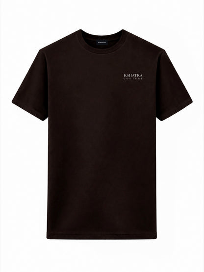 Couture Fitted Tee — Deep Brown