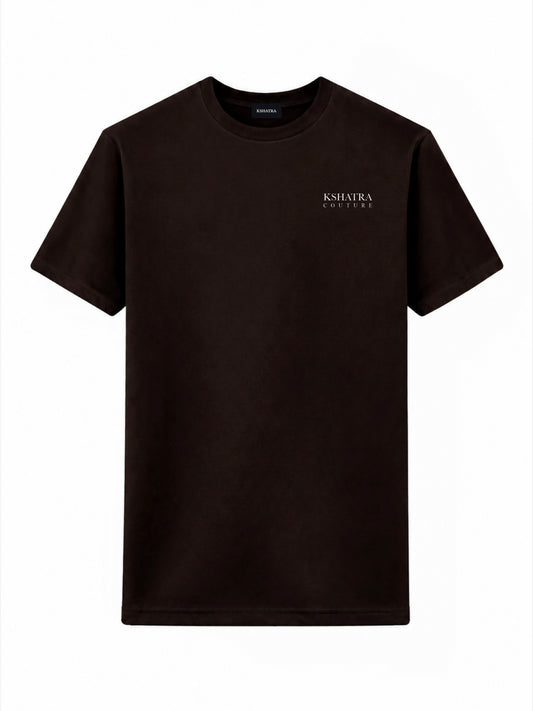 Couture Fitted Tee — Deep Brown